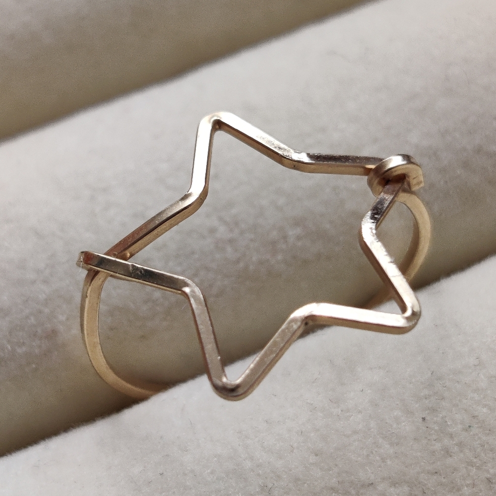 14K Gold Filled Star Ring
